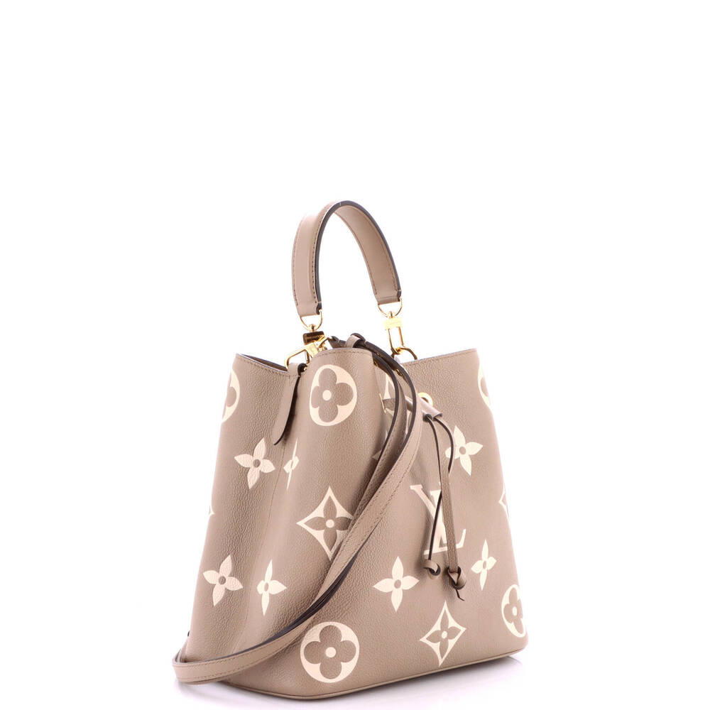 Louis Vuitton MM NeoNoe Handbag Bicolor Monogram Empreinte Giant - Picture 3 of 8